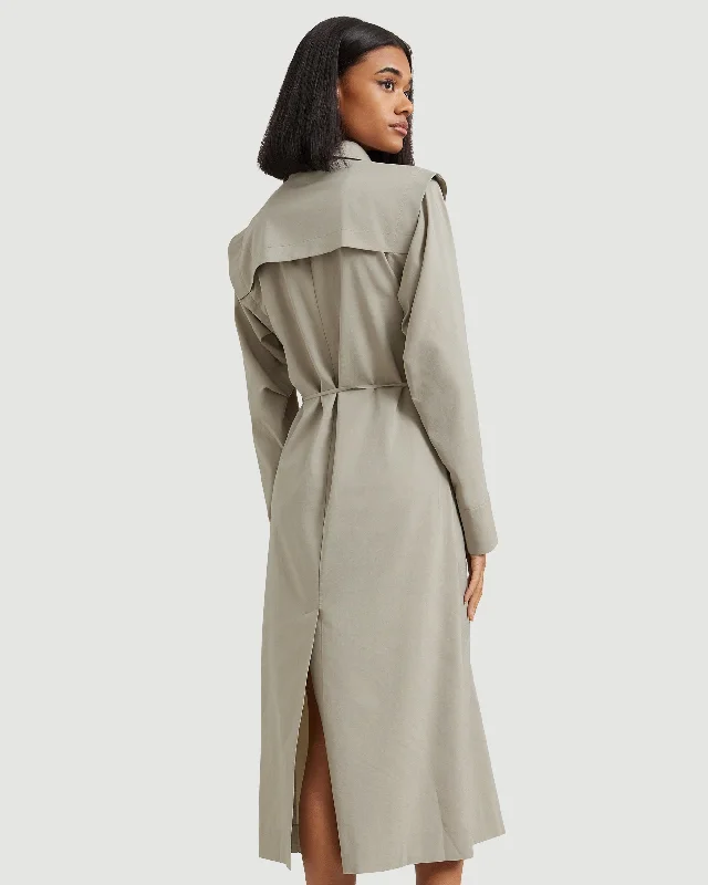 Final Clearance Lana Cuffed-Shoulder Midi Dress