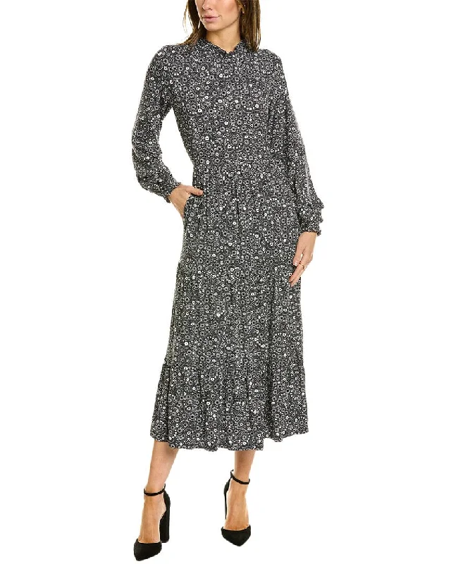 Bargain Blast Boden Tier Insert Midi Jersey Dress