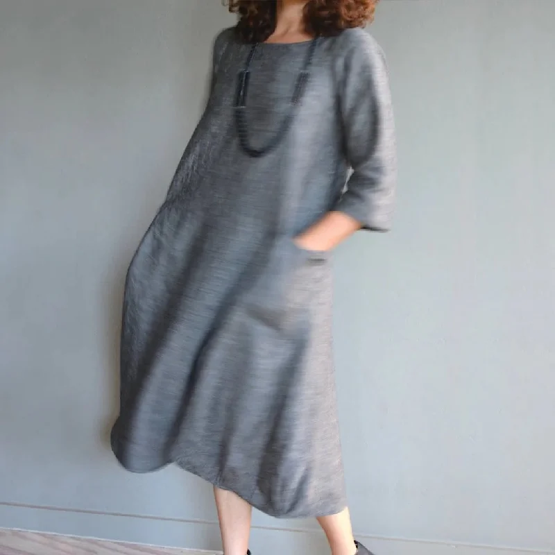 Final Sale Tessuti Fabrics Lily Linen Dress