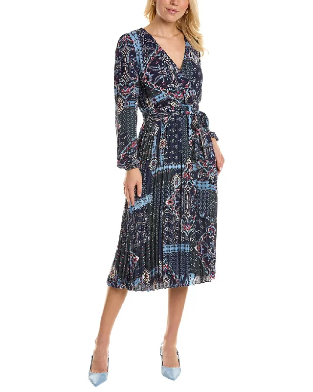 Deal of the Week T Tahari Pleated Midi Dress