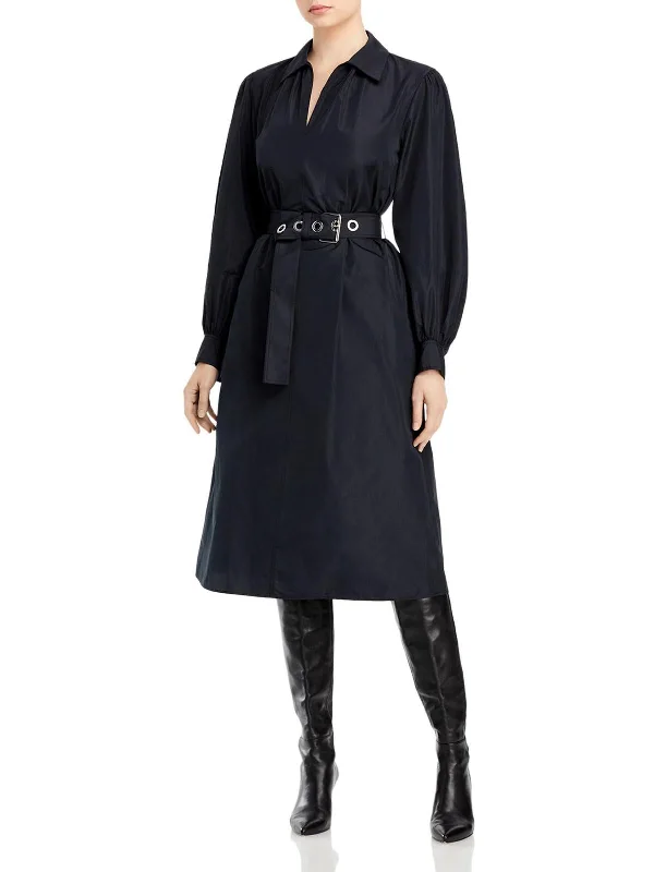 Best Seller Womens Bishop Sleeve Calf Midi Dress
