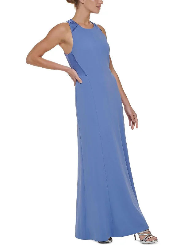Special Price Womens Criss-Cross Back Maxi Evening Dress