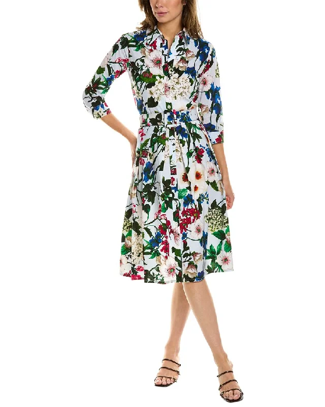 Can't Be Beat Samantha Sung Audrey 1 3/4-Sleeve Shirtdress