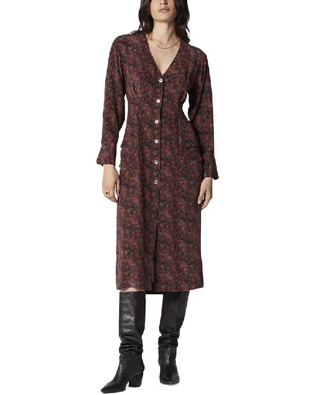 Reduced Prices Equipment Teodora Silk Midi Dress