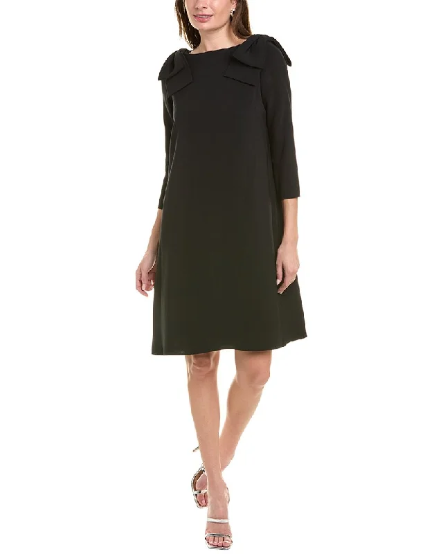 Buy Now Teri Jon by Rickie Freeman Crepe Shift Dress