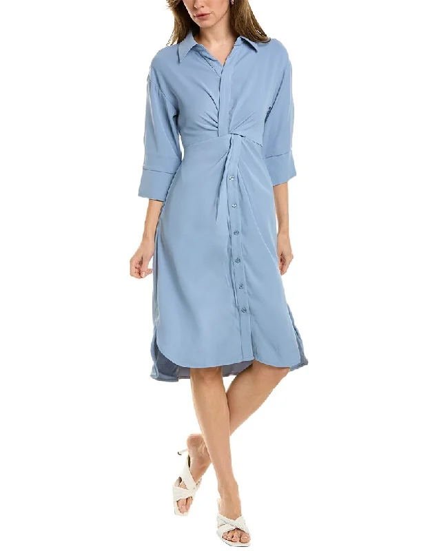 Price Fest Gracia Twisted Front Midi Dress