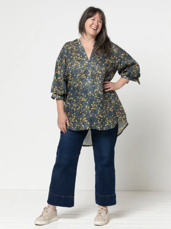 Special Price Style Arc Kent Woven Tunic