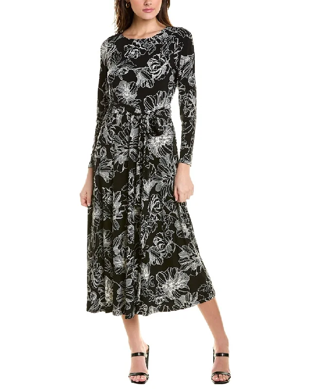 Reduced Prices Anne Klein Floral Midi Dress