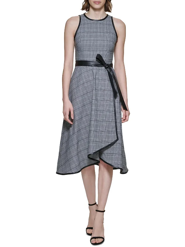 Take Advantage Womens Hi Low Long Wrap Dress