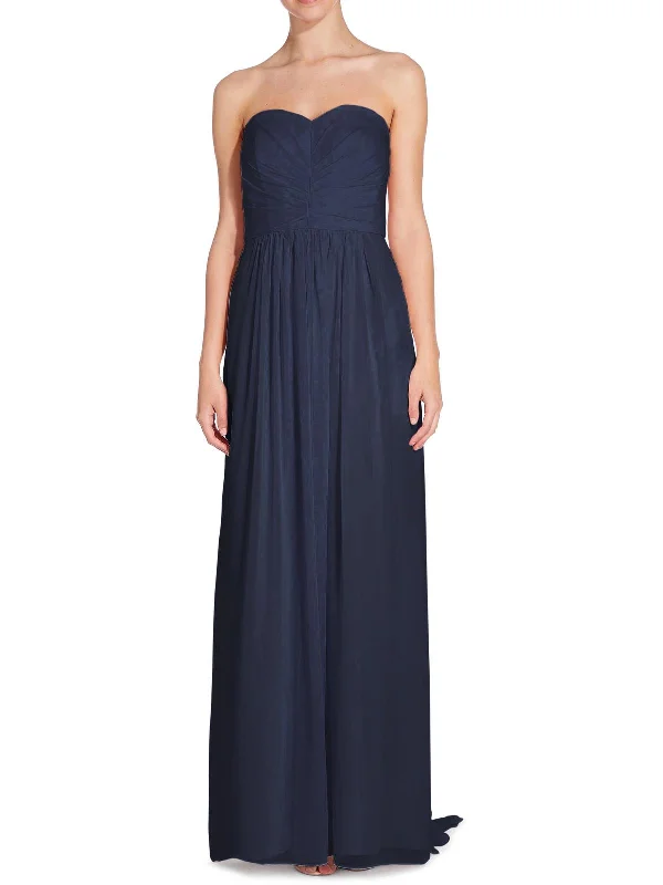 Steals and Deals Everly Womens Gathered Prom Evening Dress