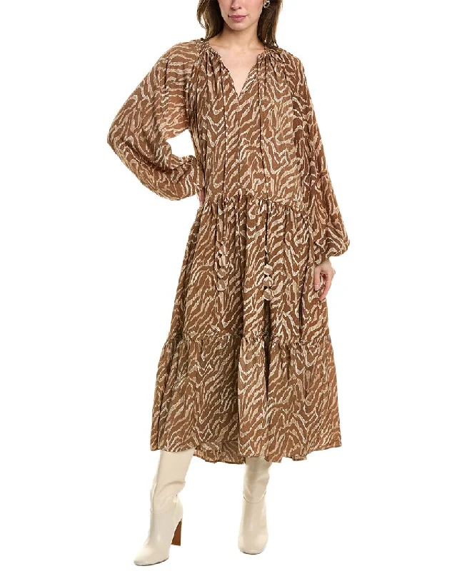 Weekend Special Beulah Tiered Midi Dress