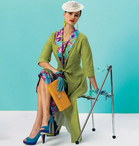 Get It Before It’s Gone Vogue Vintage Dress & Coat V8875