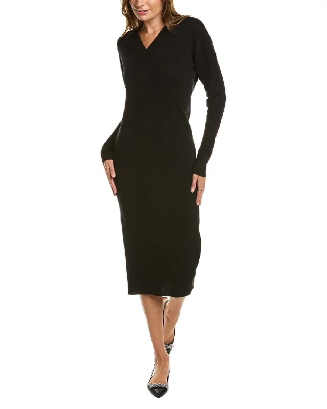 Final Clearance AllSaints Britta Cashmere & Wool-Blend Dress