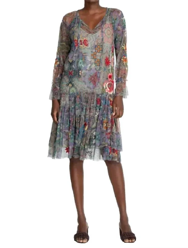 Customer Appreciation Sale Wilde Mesh Dress in Multi