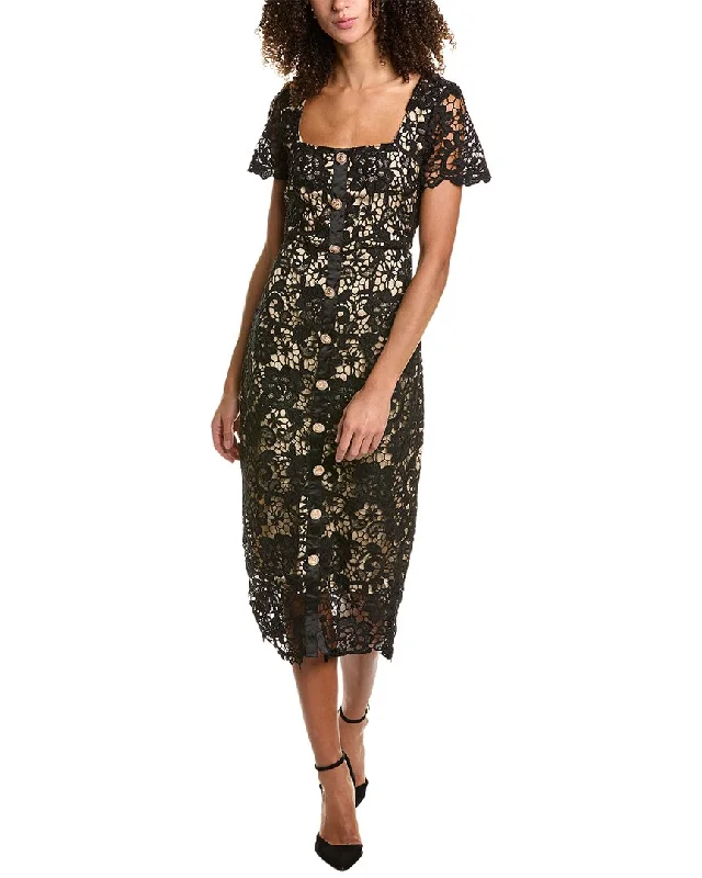 Quick Sale Rachel Parcell Lace Midi Dress