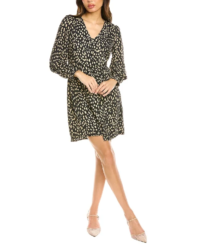 Amazing Deals Vince Camuto V-Neck Mini Dress