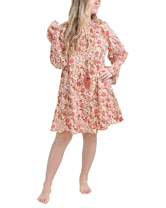 Price Drop Pomegranate Flounce Dress