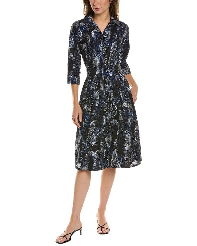 Price Reduction Samantha Sung Audrey 1 3/4-Sleeve Shirtdress