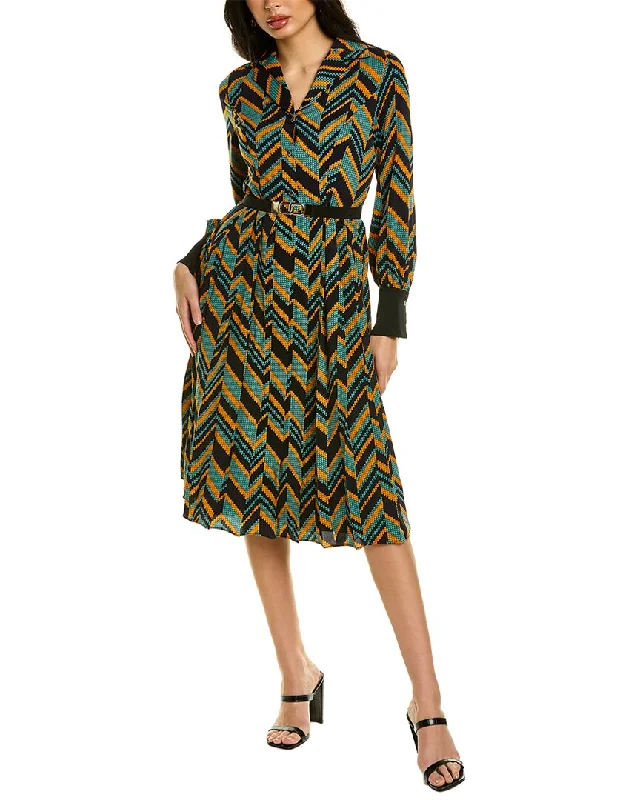 Overstock Sale Gracia Belted Midi Dress