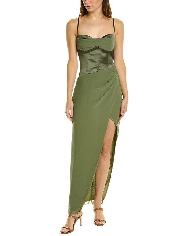 Act Fast Nicholas Solara Silk-Blend Gown