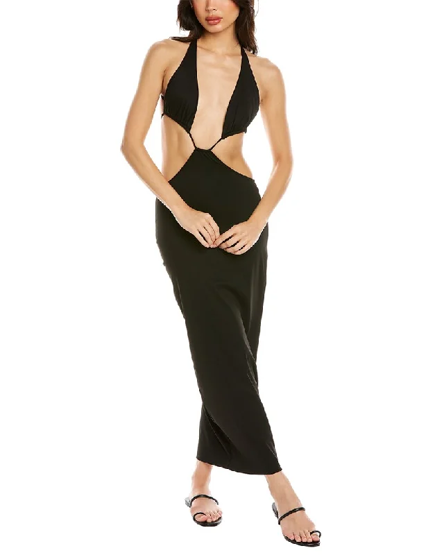 YEAR-End Sale WeWoreWhat Cowl Back Maxi Dress