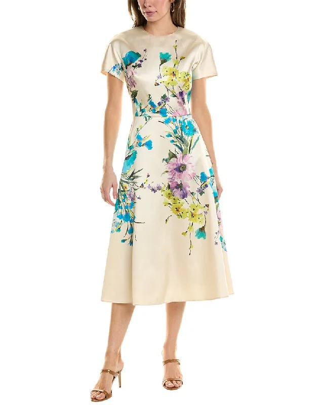 Markdowns Teri Jon by Rickie Freeman Mikado Midi Dress