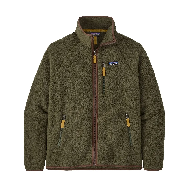 Steals and Deals Men's Retro Pile Jacket