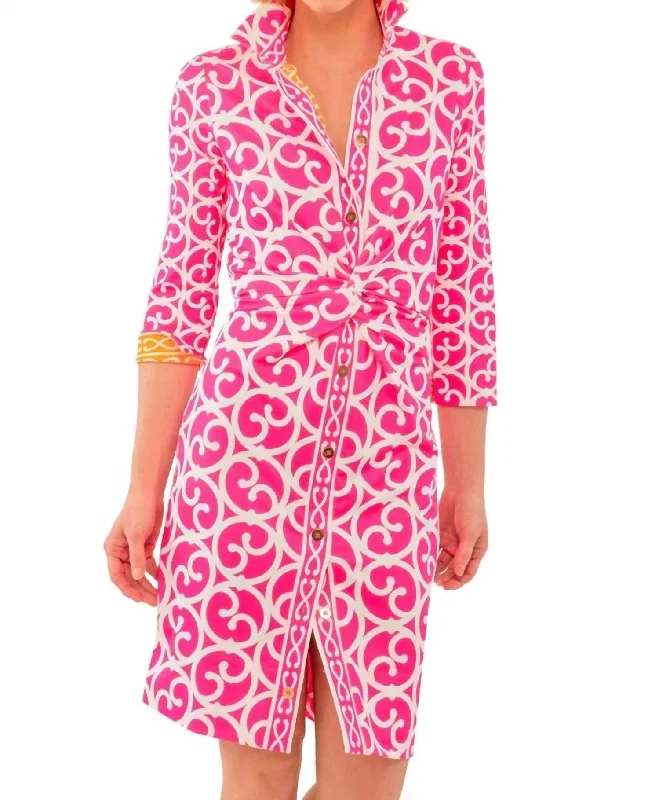 Super Savings Twist & Shout Dress - Heavens Gate In Pink