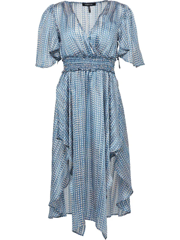 Value Deals Womens Metallic Short Sundress