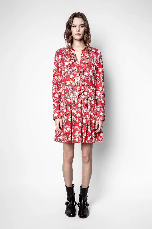 Early Bird Discount Ruska Cdc Paisley Psyche Dress