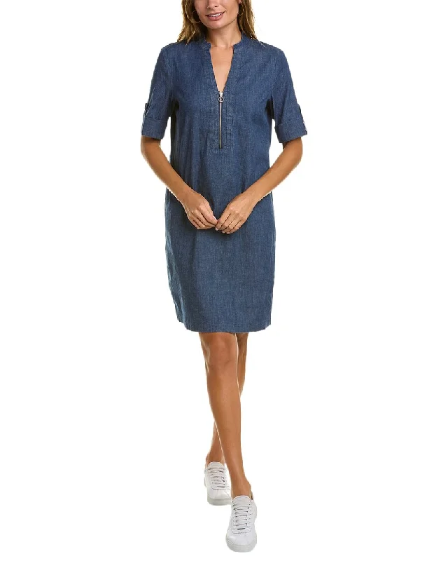 Year-End Sale Anne Klein Denim Shift Dress