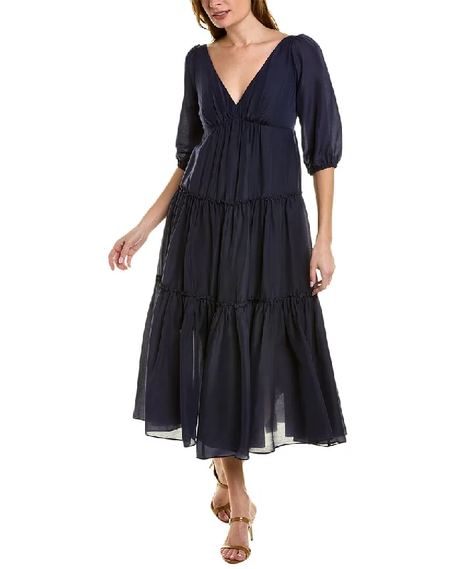 Today Only Marchesa Notte Solid Midi Dress