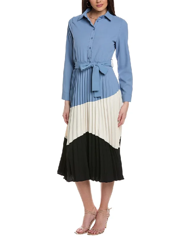 Price Slash YAL New York Pleated Shirtdress
