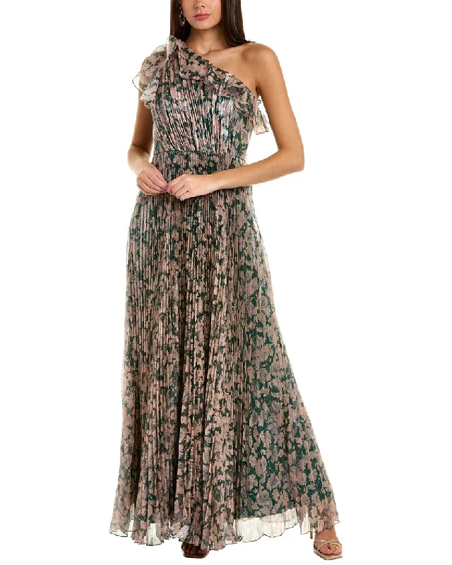 Exclusive Savings Theia Aurelia Pleated Gown