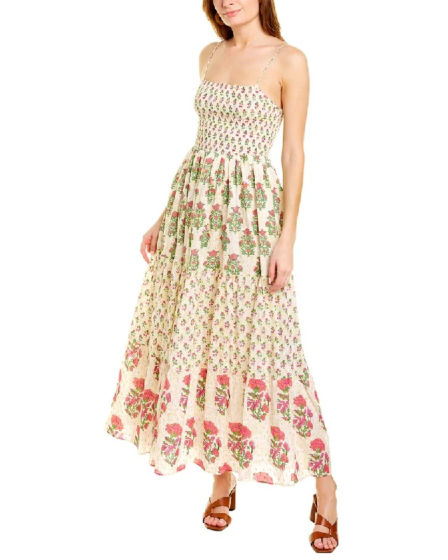 Exclusive Savings Ash & Eden Stuti Smocked Maxi Dress
