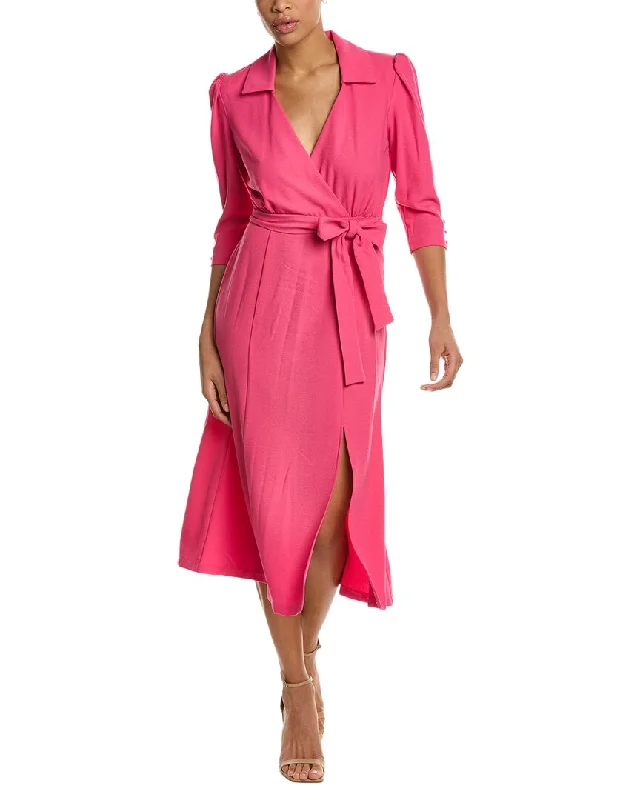 Markdowns MAISON TARA Vintage Crepe Midi Dress