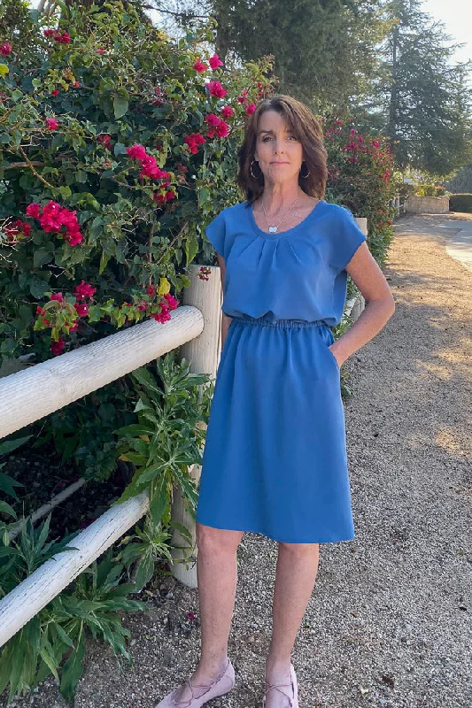 Anniversary Sale Blue Dot Patterns Morrison Top and Dress