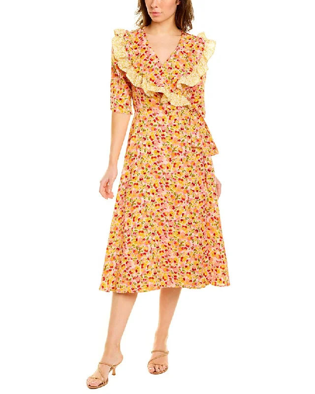 Price Rollback Gracia Tie-Waist Midi Dress