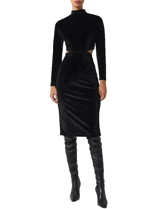 Instant Discount Sula Womens Velvet Midi Midi Dress