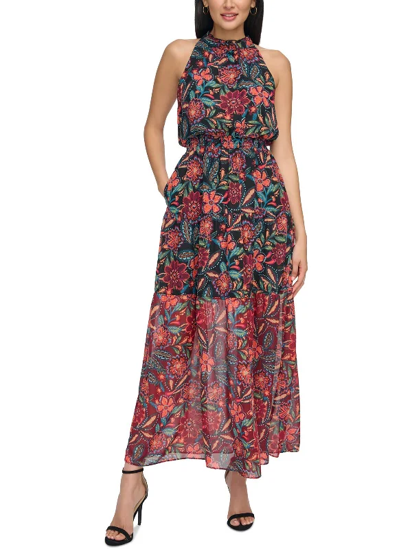 Best Bargains Womens Smocked Long Maxi Dress