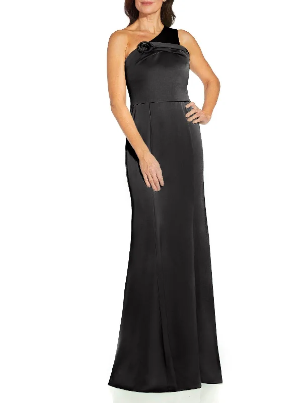 Clearance Event Womens Satin Maxi Evening Dress