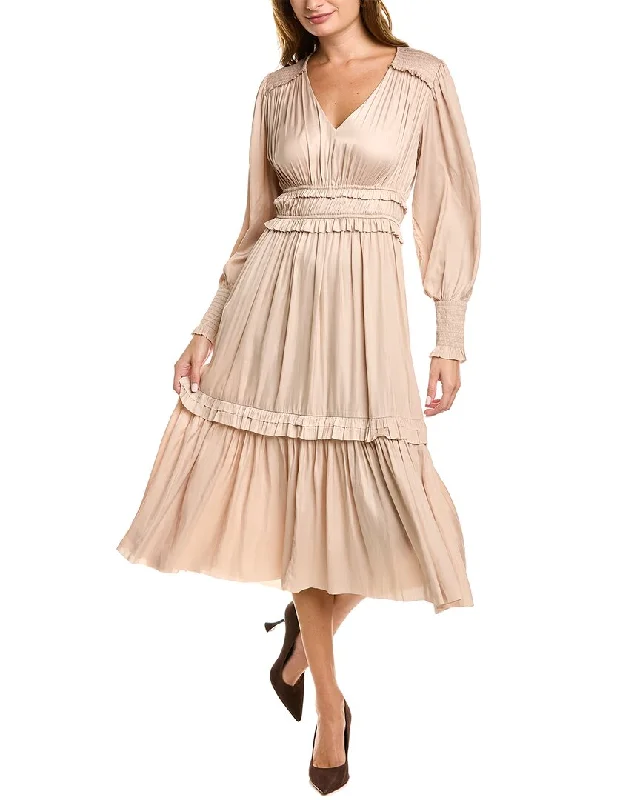 Special Offer Elie Tahari A-Line Midi Dress