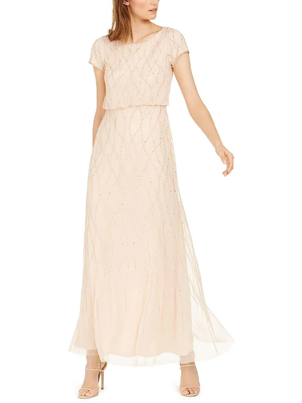 Blowout Deals Womens Blouson Maxi Evening Dress