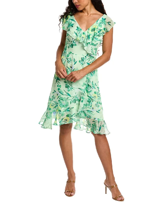 Savings Alert London Times Ruffle Wrap Dress