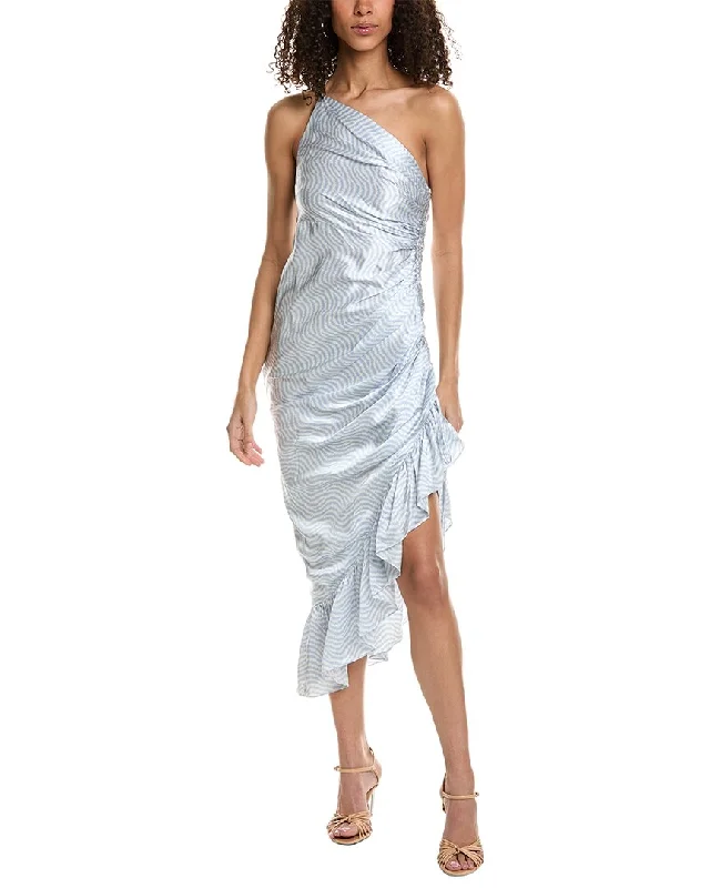 Overstock Sale Cinq à Sept Christel Silk Midi Dress