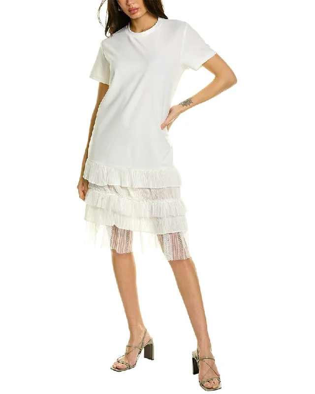 Extra Savings Gracia Fringe Bottom Spliced Shift Dress