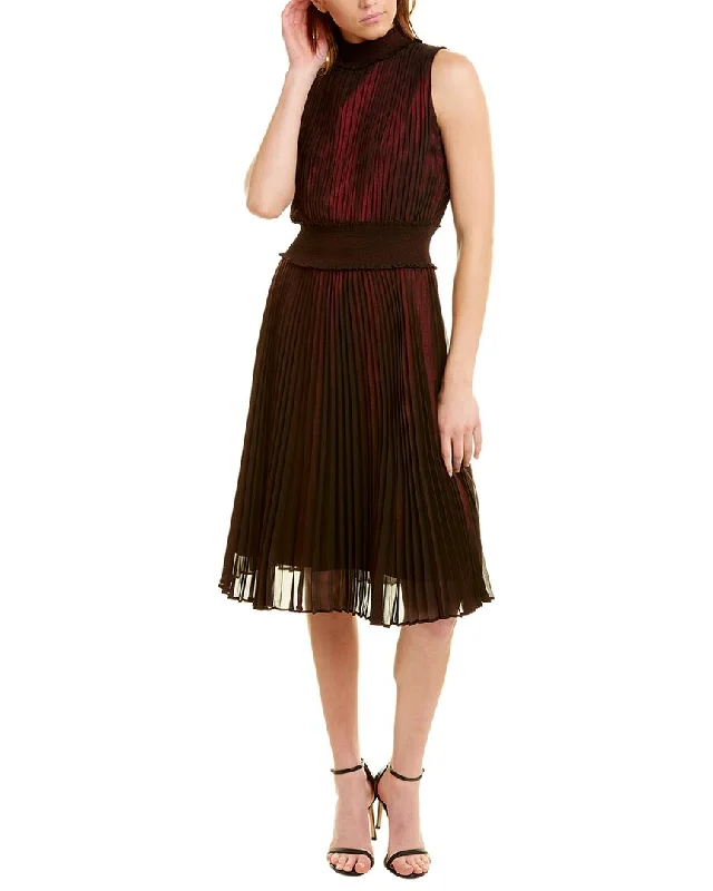 Today Only Nanette Nanette Lepore Accordion Pleated Midi Dress