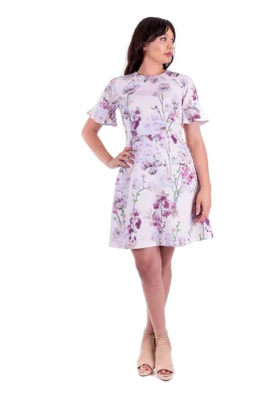 Seasonal Sale Forget-me-not Patterns Valerie Dress