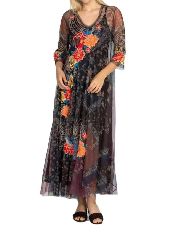 Can't Miss Kyler Mesh Dress in Multi
