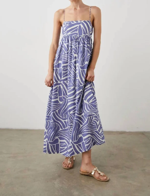 Clearance Sale Lucille Dress In Island Waves
